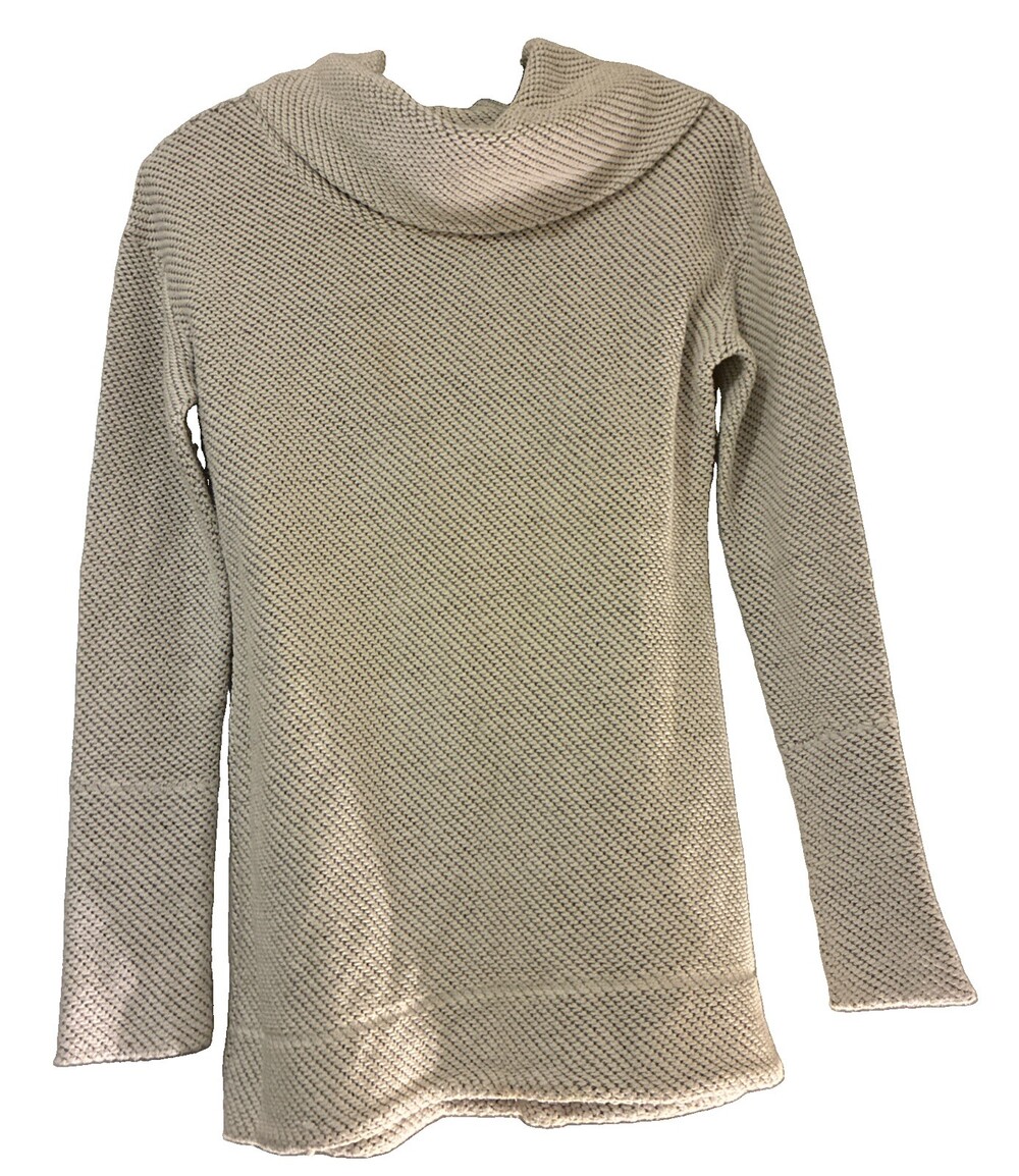 Merona Men’s Sweater Turtle Neck Size S 100% Cotton, Color White